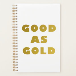 Good as Gold Planner  Planer