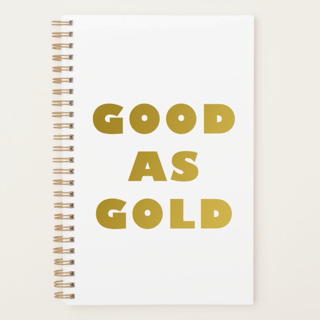 Good as Gold Planner  Planer (Vorderseite)