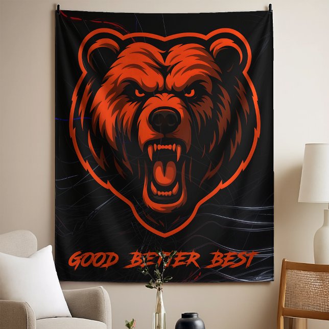 Good Better Best Never Let It Rest Wandteppich (Von Creator hochgeladen)