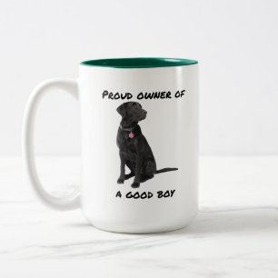Good Boy Black Lab Zweifarbige Tasse