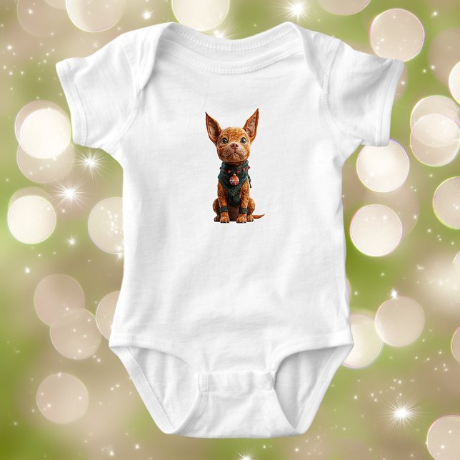 Good Boy Christmas Dog Baby Bodysuit Strampler (Von Creator hochgeladen)