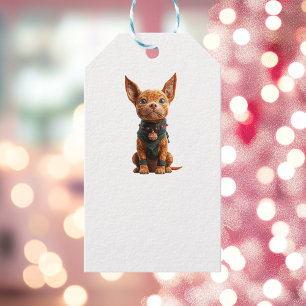 Good Boy Christmas Hund White Gift Tags Geschenkanhänger
