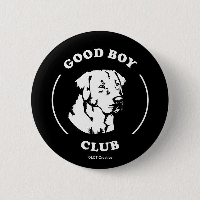 Good Boy Club Button (Vorderseite)
