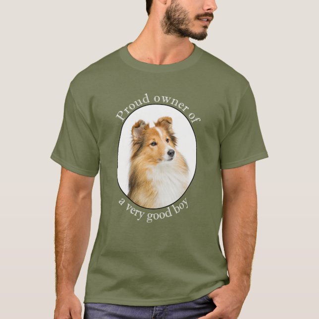 Good Boy Sheltie T-Shirt (Vorderseite)