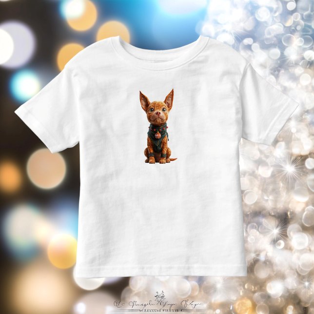 Good Boy Weihnachts-Hund Kleinkind's T-Shirt (Von Creator hochgeladen)