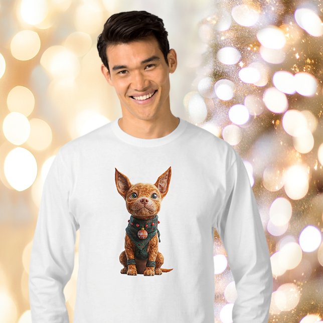 Good Boy Weihnachtshund Herren T-Shirt (Von Creator hochgeladen)