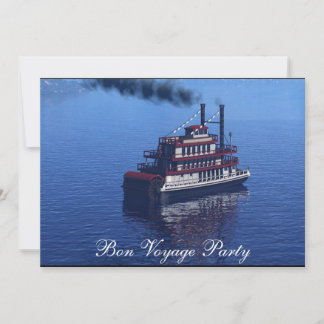 Good Bye Bon Voyage Party Einladung