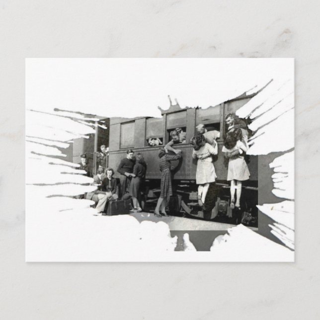 Good-bye Kiss | Postkarte (Vorderseite)