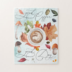 Good Coffee Day Herbst Jigsaw Puzzle