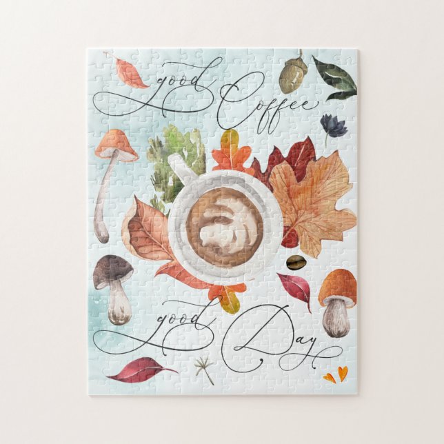 Good Coffee Day Herbst Jigsaw Puzzle (Vertikal)