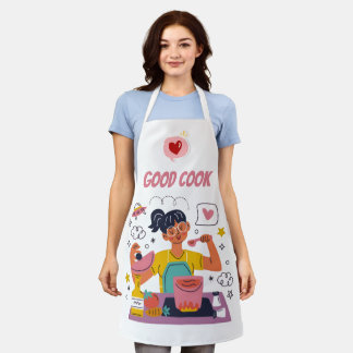 Good Cook Kitchen Apron – Funny & Motivational Coo Schürze