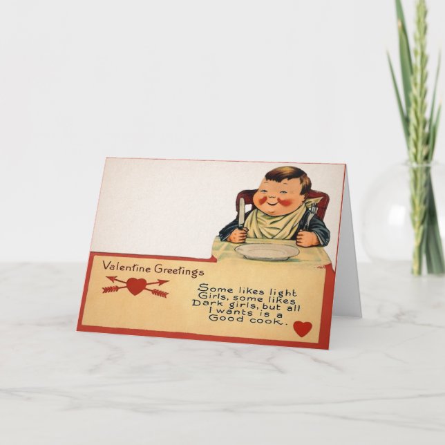 Good Cook Valentine's Day Card Feiertagskarte (Vorderseite)