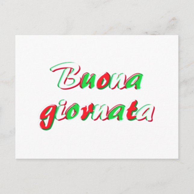 Good Day Card Postkarte (Vorderseite)