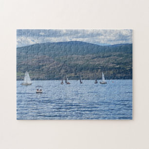 Good Day Sailing Segelboot Seeblick Landschaft Jig Puzzle