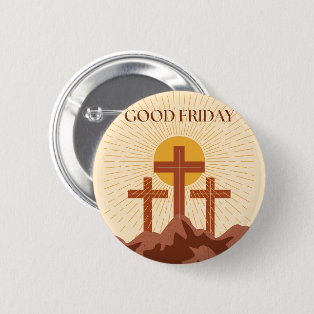 Good Friday Card Button (Vorne & Hinten)