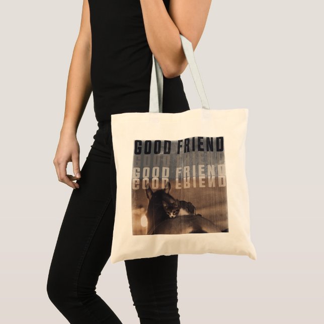 good friend-BW Tragetasche (Vorderseite (Produkt))
