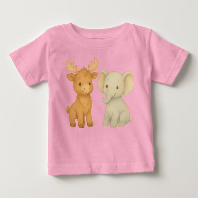 "Good Friends" Baby T-Shirt (Vorderseite)