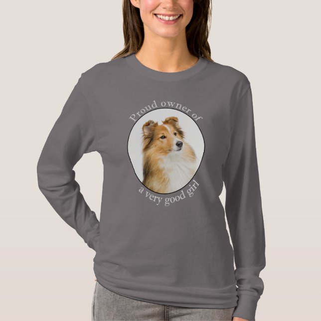 Good Girl Sheltie T-Shirt (Vorderseite)