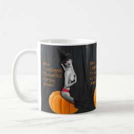 Good Hexe Goth Girl Sexy Pinup Meme Halloween Tass Kaffeetasse