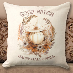 Good Hexe Halloween Boho Pumpkin Pillow Kissen