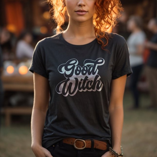 Good Hexe Retro Style T - Shirt (Von Creator hochgeladen)
