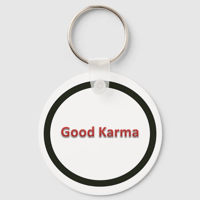 Good Karma Schlüsselanhänger (Vorderseite)