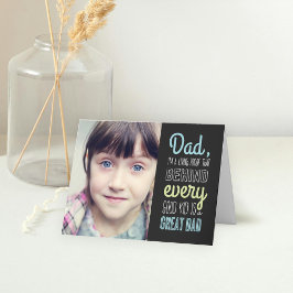 Good Kid Great Vater Vathage Day Foto Card Karte