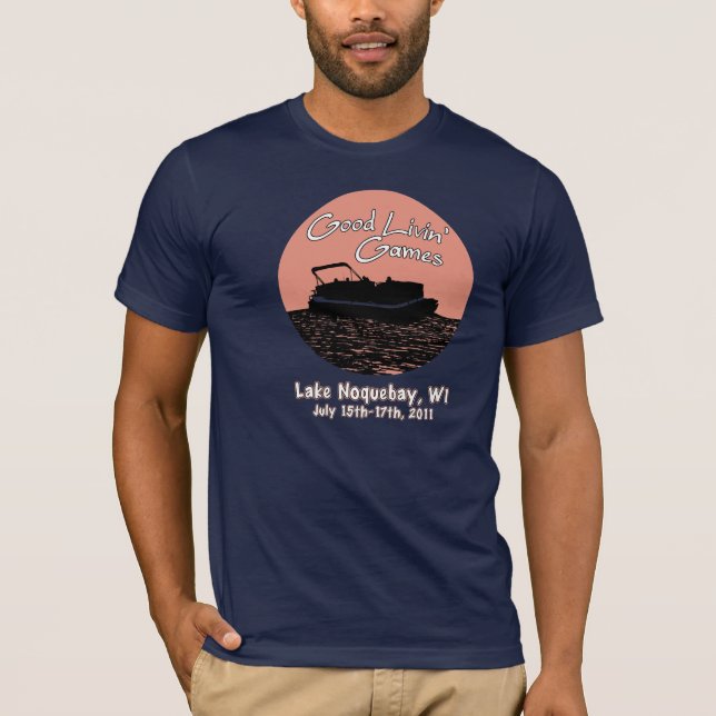 Good Livin Games Blue T-Shirt (Vorderseite)