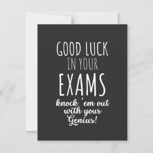 good Luck in your exams