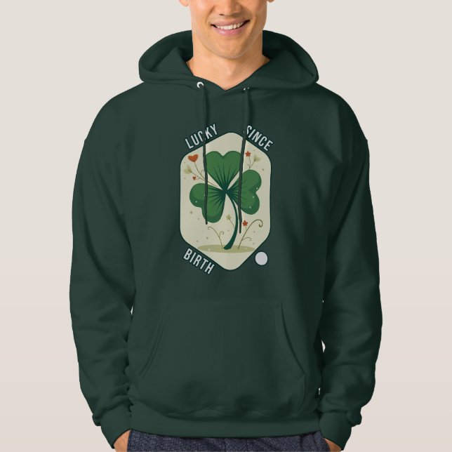 Good Luck Shamrock St Patrick’s Day - camiseta Hoodie (Vorderseite)