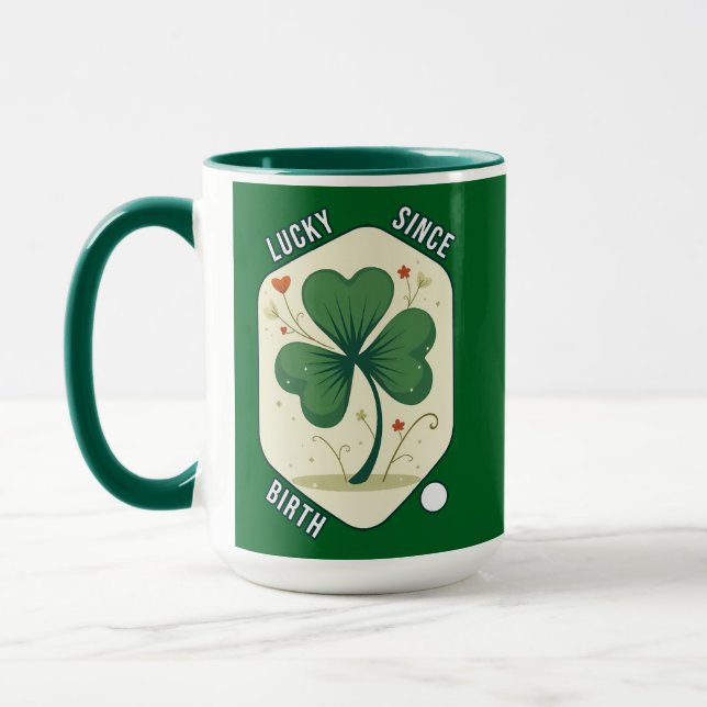 Good Luck Shamrock St Patrick’s Day - caneca Tasse (Links)