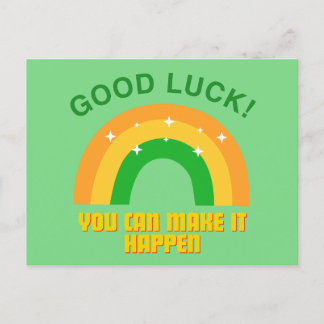 Good Luck - You can male it happen Postkarte