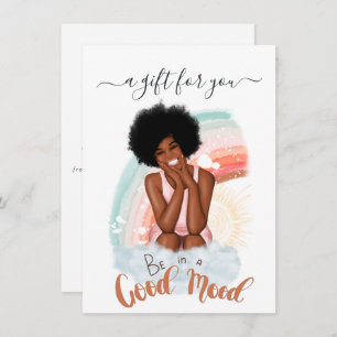 Good Mood Black Woman Geschenkzertifikat