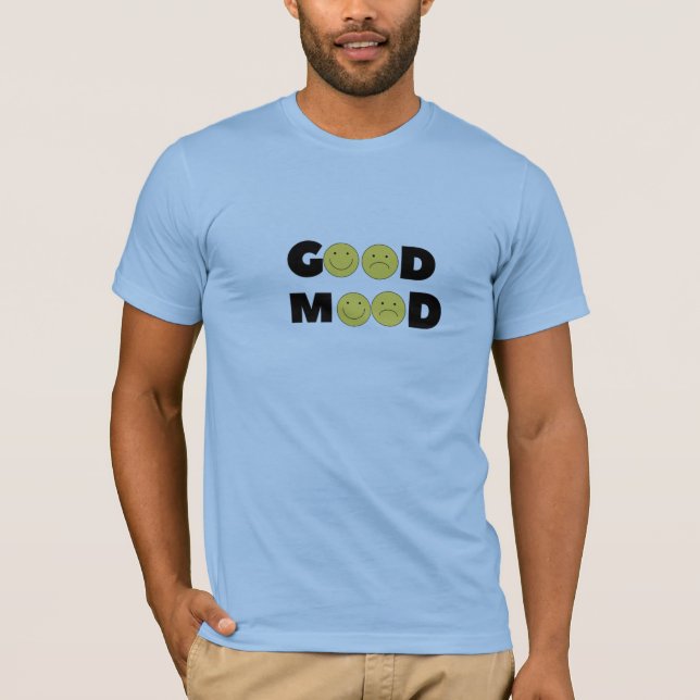 "Good Mood" Bold Typografy T - Shirt - Spread Posi (Vorderseite)
