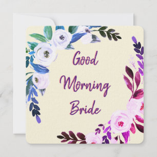 Good Morning Bridge Card Karte