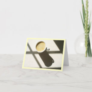 Good Morning Coffee Glow Dankeskarte