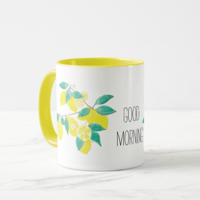 Good Morning Lemon Tasse (Vorderseite Links)