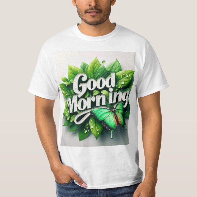"Good Morning Men's Value T - Shirt - Inspirationa (Vorderseite)