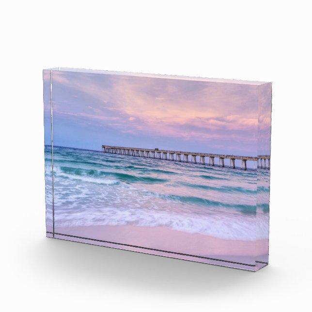 Good Morning Navarre Beach Pier Fotoblock (Rechts)