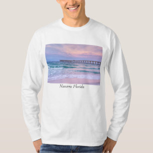Good Morning Navarre Beach Pier Long Sleeve Shirt