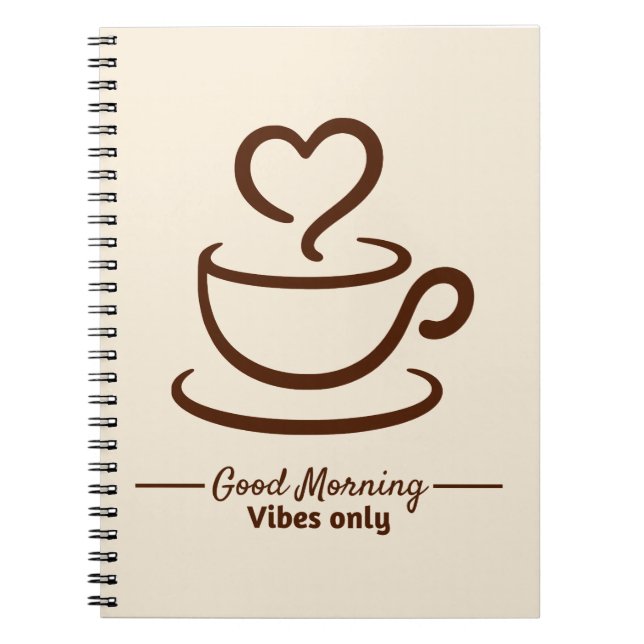Good Morning Rezept Notebook Notizblock (Vorderseite)