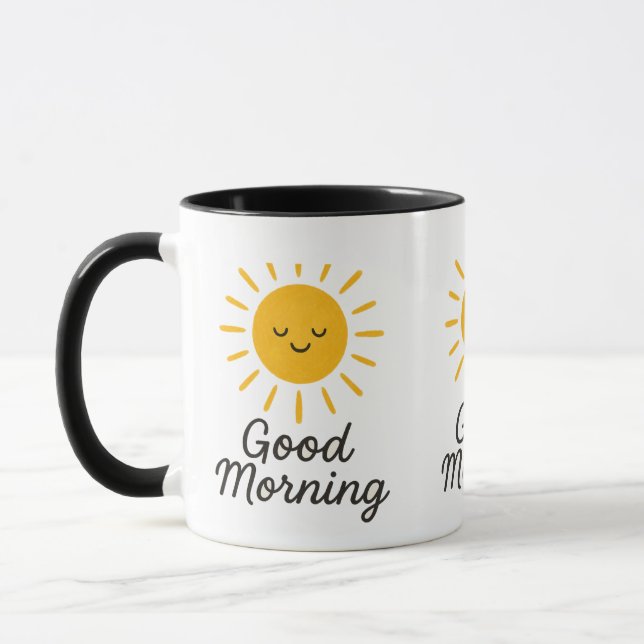 Good Morning smile Mug Tasse (Links)