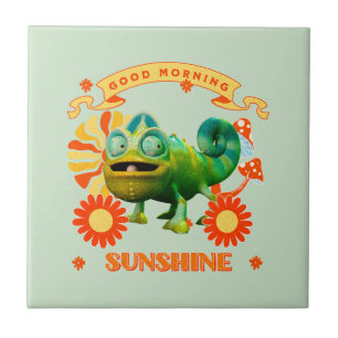 Good Morning Sunshine Funny Chameleon Fliese