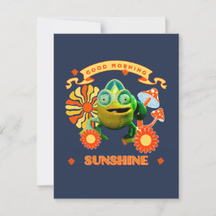 Good Morning Sunshine Funny Chameleon Postkarte