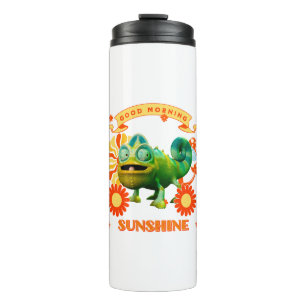 Good Morning Sunshine Funny Chameleon Thermosbecher