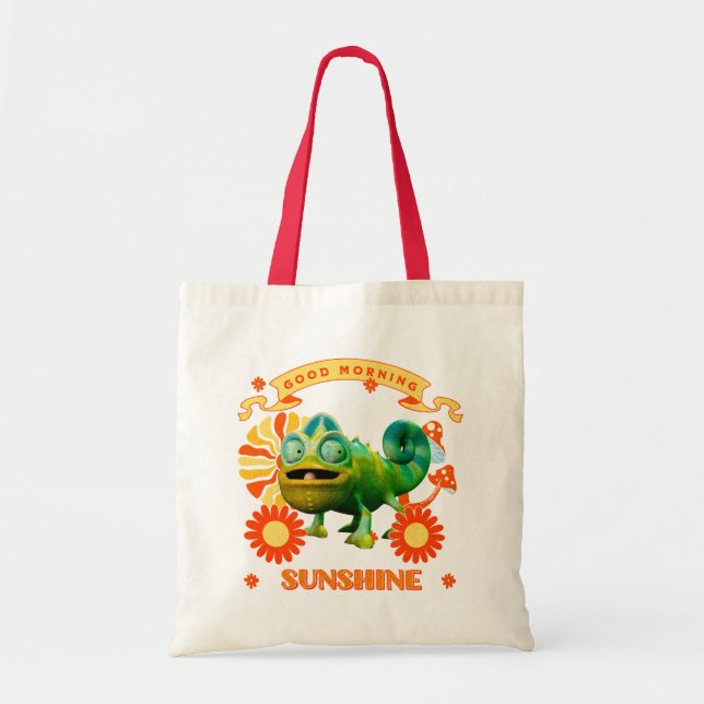 Good Morning Sunshine Funny Chameleon Tragetasche (Vorne)