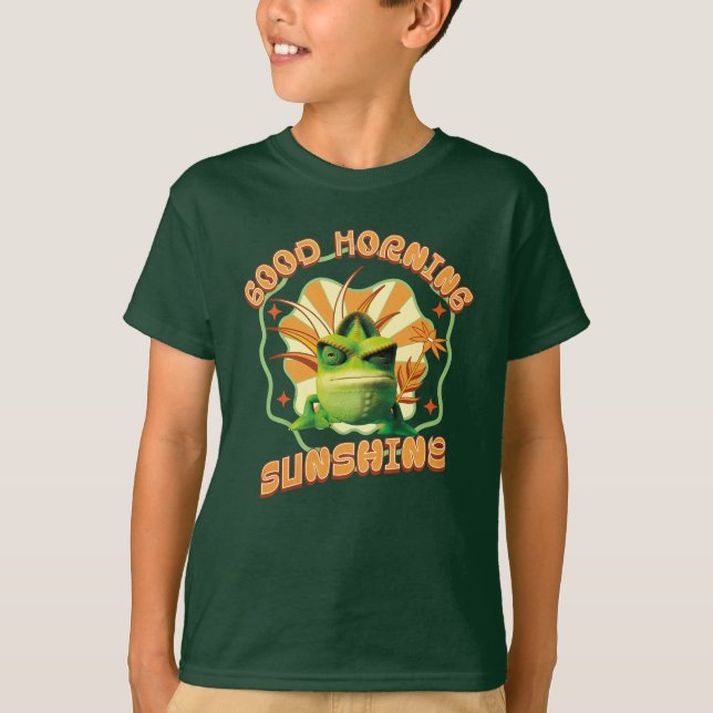 Good Morning Sunshine Funny Grumpy Chameleon T-Shirt (Vorderseite)
