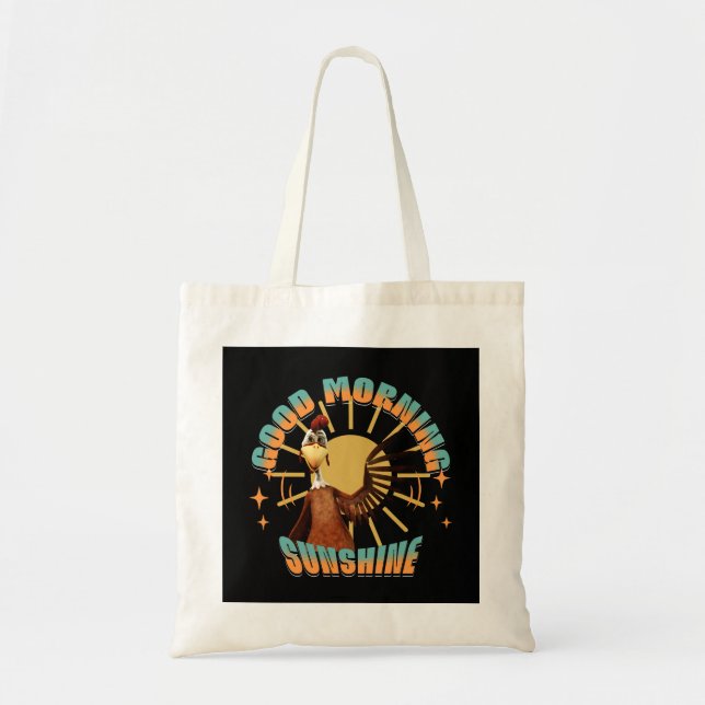 Good Morning Sunshine Funny Rooster Tragetasche (Vorne)