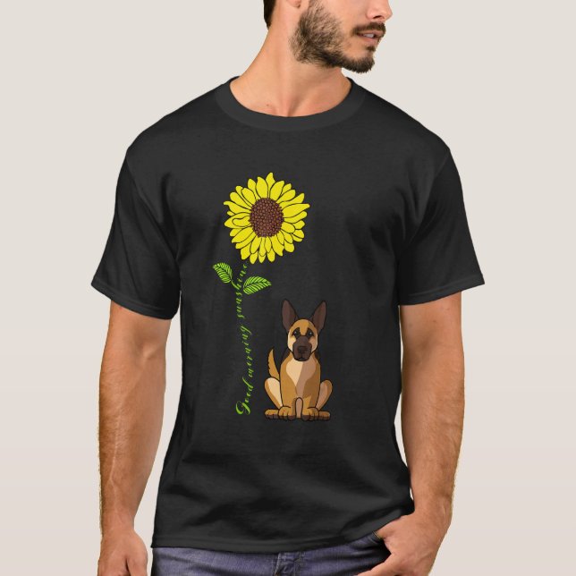 Good Morning Sunshine Love My German Shepherd Dog T-Shirt (Vorderseite)