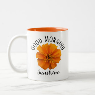 Good Morning Sunshine Marigold Zweifarbige Tasse